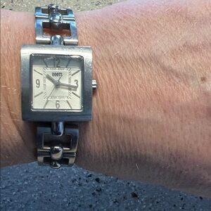 Roots Silver Link watch